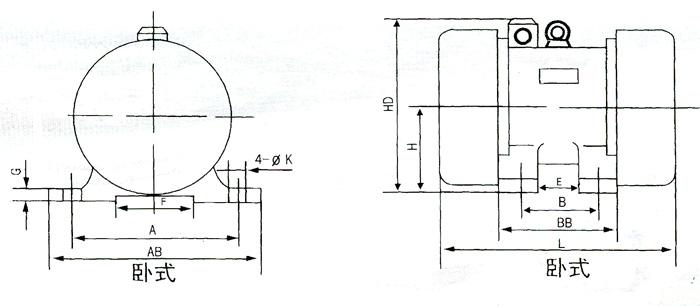 yzs振動電機安裝圖